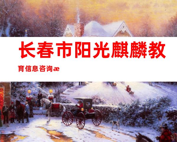 长春市阳光麒麟教育信息咨询有限公司